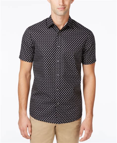 brown michael kors shirt|Michael Kors shirts men's.